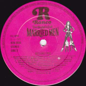 2LP Various: The World Is Full Of Married Men, Disco Hits From The Film Soundtrack