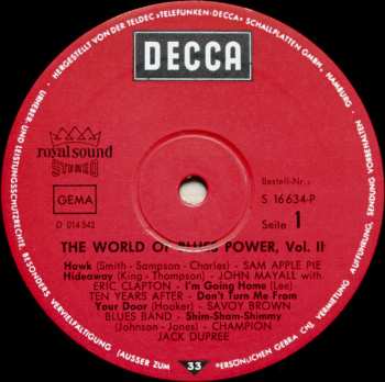 LP Various: The World Of Blues Power 2