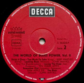 LP Various: The World Of Blues Power 2