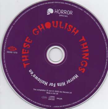 CD Various: These Ghoulish Things: Horror Hits For Hallowe'en