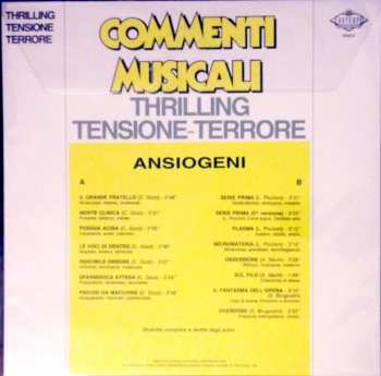 LP Various: Thrilling Tensione-Terrore 2 - Ansiogeni