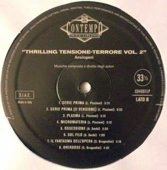 LP Various: Thrilling Tensione-Terrore 2 - Ansiogeni