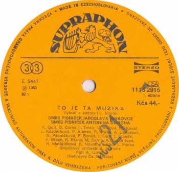 LP Various: To Je Ta Muzika