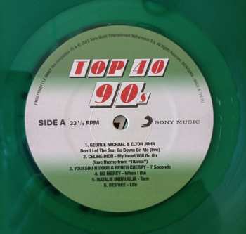 LP Various: Top 40 90s  CLR | LTD