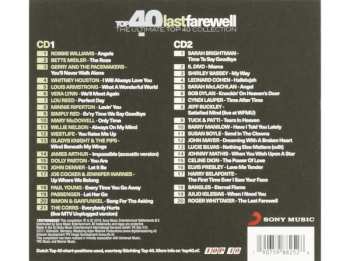 2CD Various: Top 40 Last Farewell (The Ultimate Top 40 Collection)