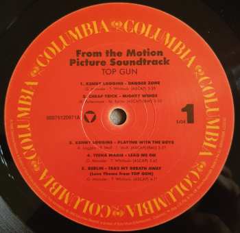 LP Various: Top Gun (Original Motion Picture Soundtrack)