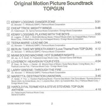 CD Various: Top Gun - Original Motion Picture Soundtrack