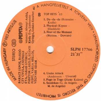 LP Various: Top Hits '83