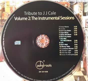 CD Various: Tribute To JJ Cale Volume 2 The Instrumental Sessions