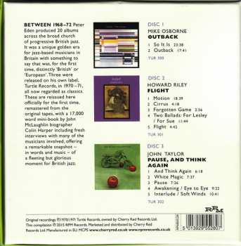 3CD/Box Set Various: Turtle Records (Pioneering British Jazz 1970 - 1971)