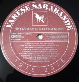 2LP Various: Varèse Sarabande: 40 Years Of Great Film Music 1978-2018