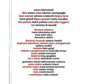 CD Various: Voci Parallele Concerto Per Giuni Russo