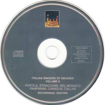 CD Various: Italian Singers Of Wagner (Vol. II) - Recordings From 1925 To 1956