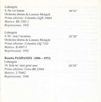CD Various: Italian Singers Of Wagner (Vol. II) - Recordings From 1925 To 1956