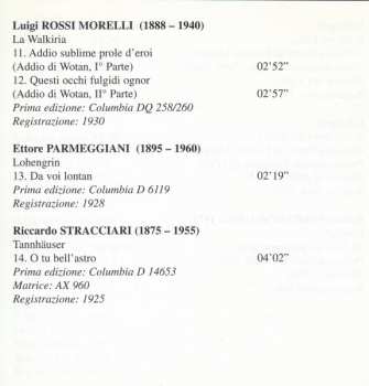 CD Various: Italian Singers Of Wagner (Vol. II) - Recordings From 1925 To 1956