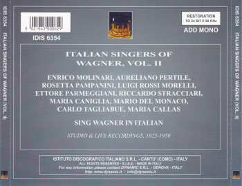 CD Various: Italian Singers Of Wagner (Vol. II) - Recordings From 1925 To 1956