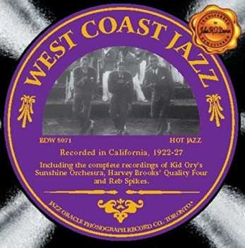 CD Various: West Coast Jazz 1922-27