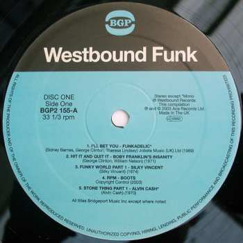 2LP Various: Westbound Funk