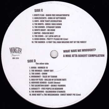 2LP Various: What Have We Wrought? A Mike Atta Benefit Compilation
