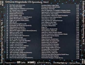 CD Various: Wiegenlieder (Exklusive Wiegenlieder CD-Sammlung, Vol. 2)