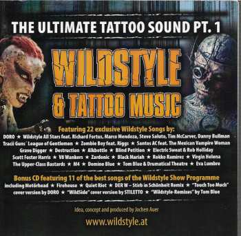 3CD Various: Wildstyle & Tattoo Music - The Ultimate Tattoo Sound Pt. 1