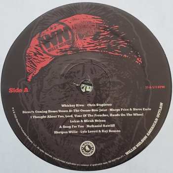 2LP Various: Willie Nelson: American Outlaw (All Star Concert Celebration)  LTD