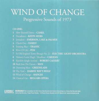 4CD/Box Set Various: Wind Of Change: Progressive Sounds Of 1973