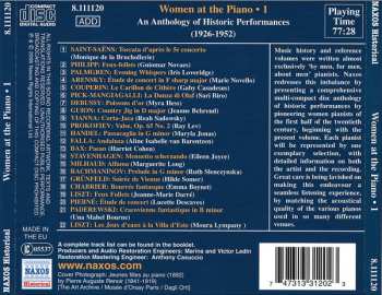 CD Various: Women At The Piano: An Anthology Of Historic Performances, Volume 1 (1926-1952)