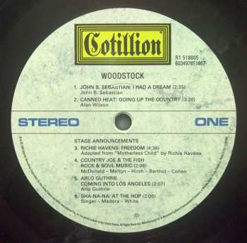 3LP Various: Woodstock - Music From The Original Soundtrack And More