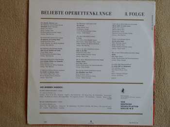 LP Various: Zauber der Operette - Beliebte Operettenklänge 3. Folge