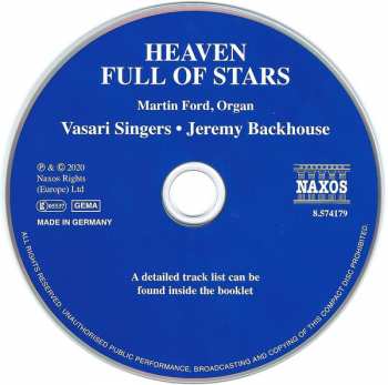 CD Vasari Singers: Heaven Full Of Stars
