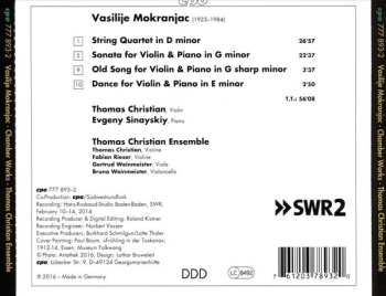 CD Thomas Christian Ensemble: String Quartet • Violin Sonata