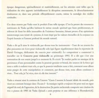 CD Pēteris Vasks: Cello Concerto