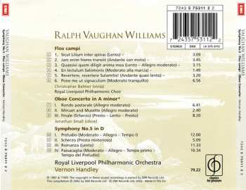 CD Ralph Vaughan Williams: Symphony No.5 In D • Flos Campi • Oboe Concerto