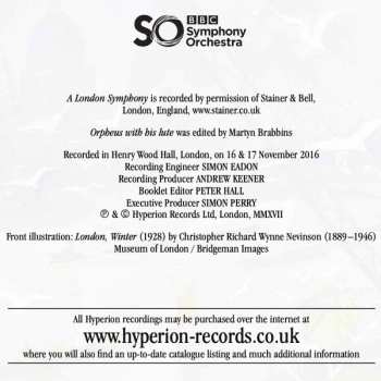 CD Ralph Vaughan Williams: A London Symphony And Other Works
