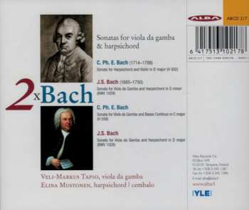 CD Veli-Markus Tapio: 2xBach (Sonatas For Viola Da Gamba & Harpsichord)