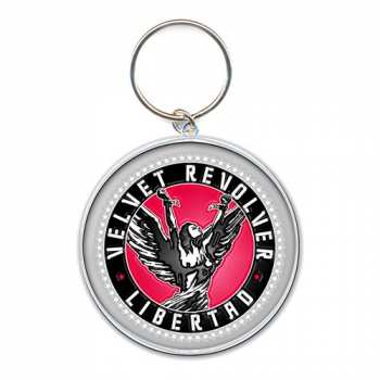 Merch Velvet Revolver: Keychain Circle Logo Velvet Revolver