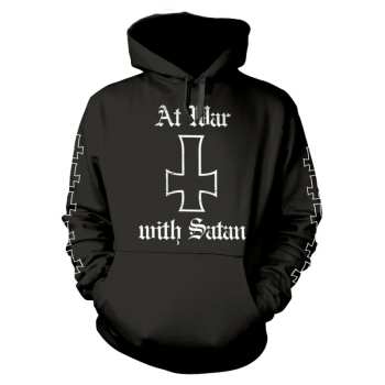 Merch Venom: Hooded Sweatshirt At War With Satan (white)