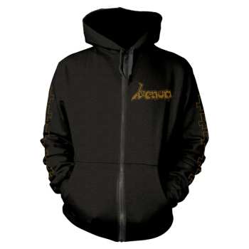 Merch Venom: Sweatshirt With Zipper At War With Satan (gold)