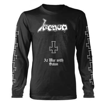 Merch Venom: Long Sleeve T-Shirt At War With Satan (white)