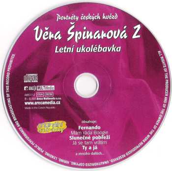 CD Věra Špinarová: Věra Špinarová 2 (Letní Ukolébavka)