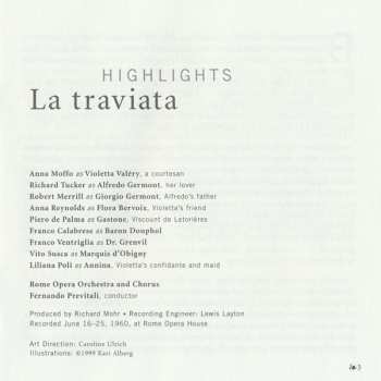 CD Giuseppe Verdi: La Traviata Highlights