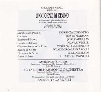 2CD The Royal Philharmonic Orchestra: Un Giorno Di Regno