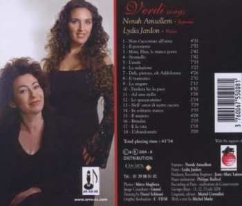 CD Giuseppe Verdi: Verdi Songs