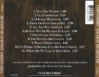 CD Vern Gosdin: 24 Karat Heartache