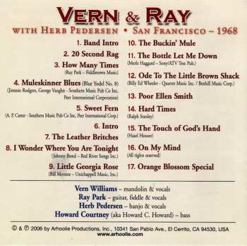 CD Herb Pedersen: San Francisco 1968