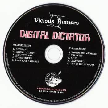 CD Vicious Rumors: Digital Dictator