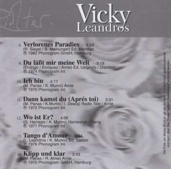 CD Vicky Leandros: Ich Liebe Das Leben