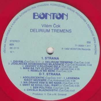 LP Vilém Čok: Delirium Tremens