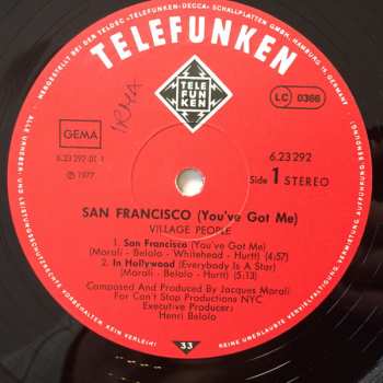 LP Village People: Village People